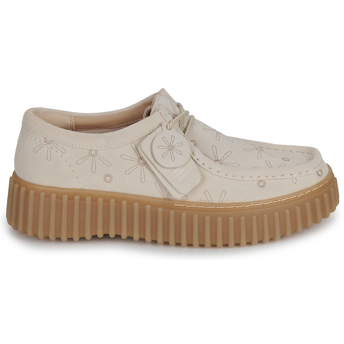 Women's Derby Shoes Clarks Beige