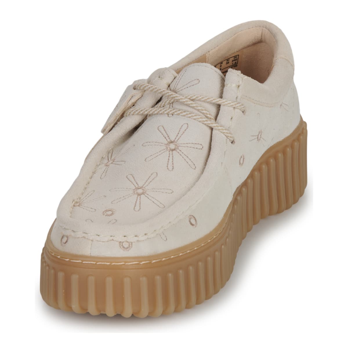 Women's Derby Shoes Clarks Beige