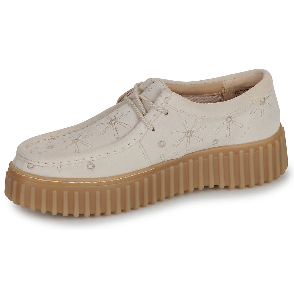 Women's Derby Shoes Clarks Beige