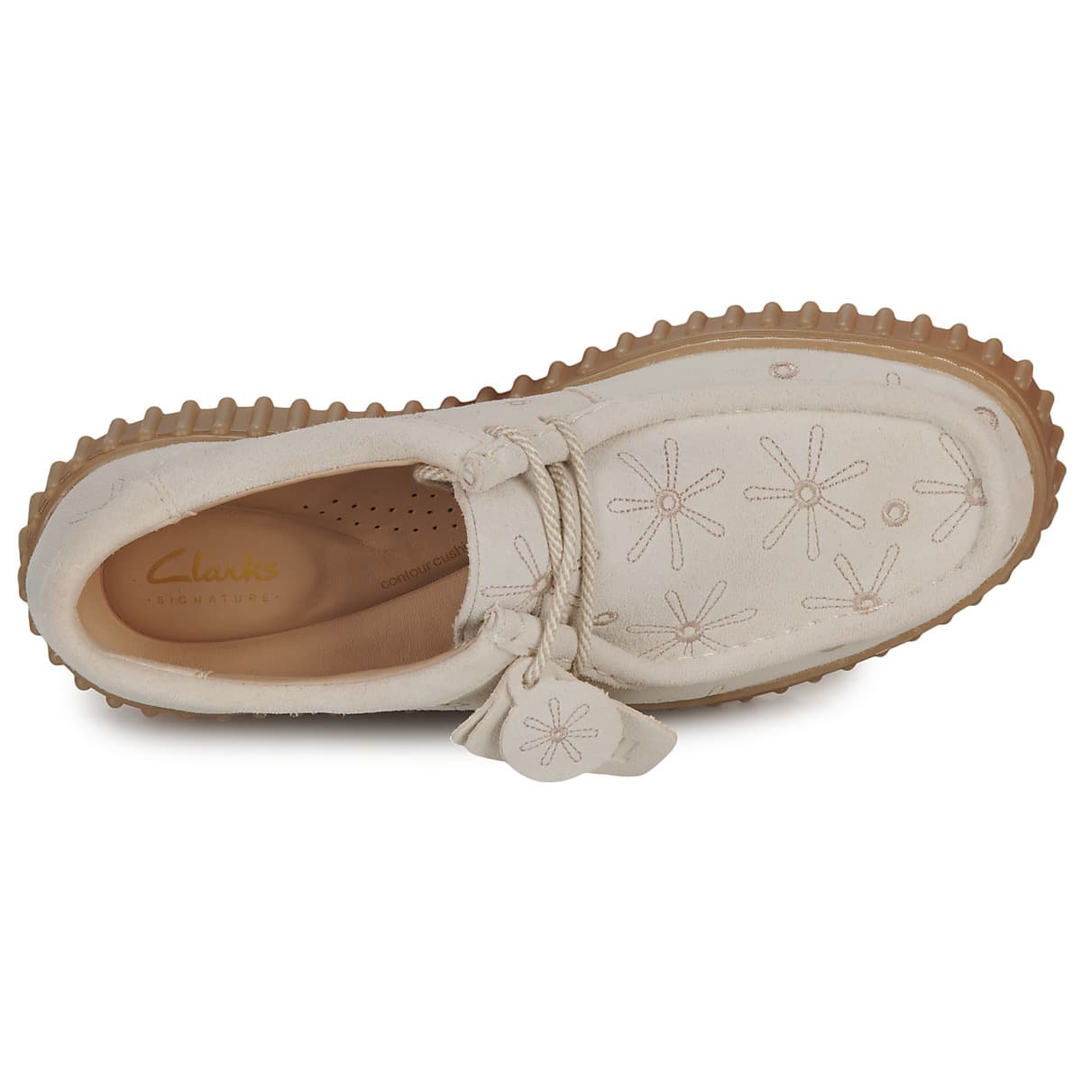 Women's Derby Shoes Clarks Beige