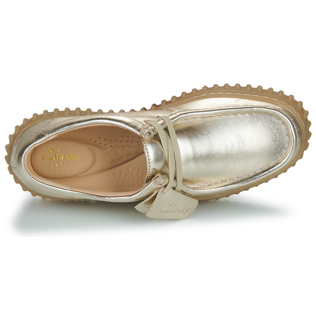 Women's Derby Shoes Clarks Gold