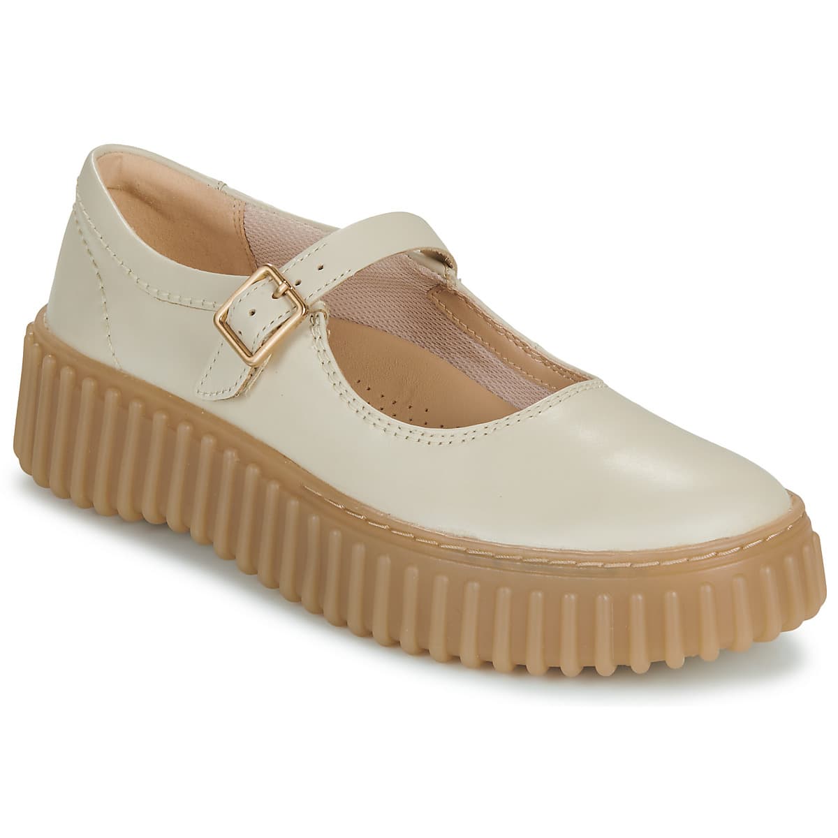 Women's Ballet Flats Clarks Beige