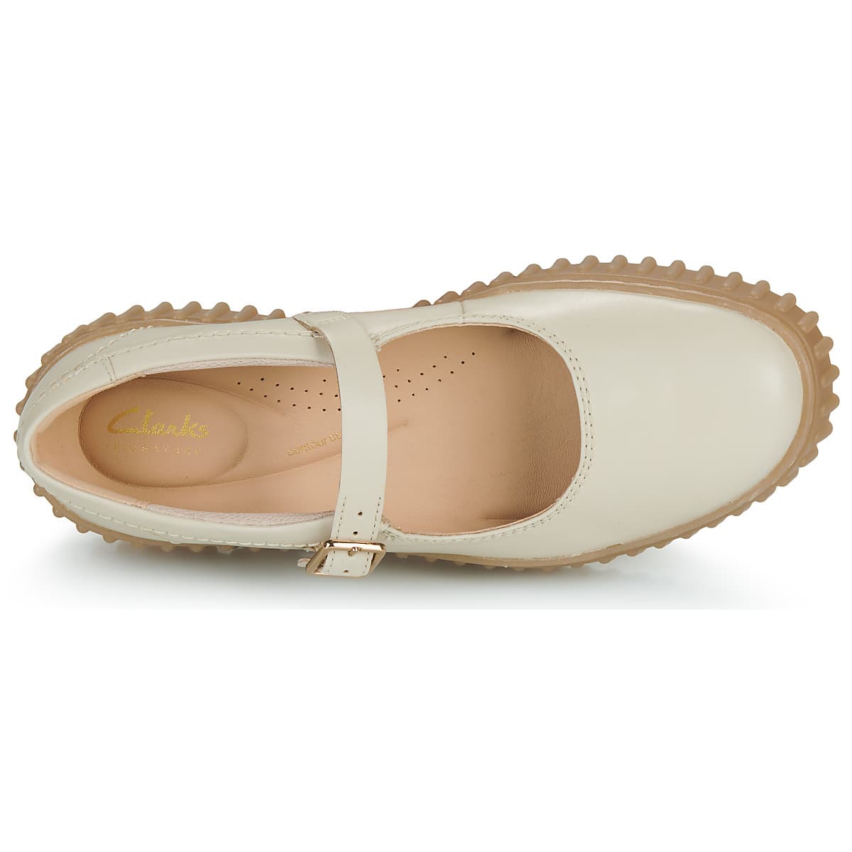 Women's Ballet Flats Clarks Beige