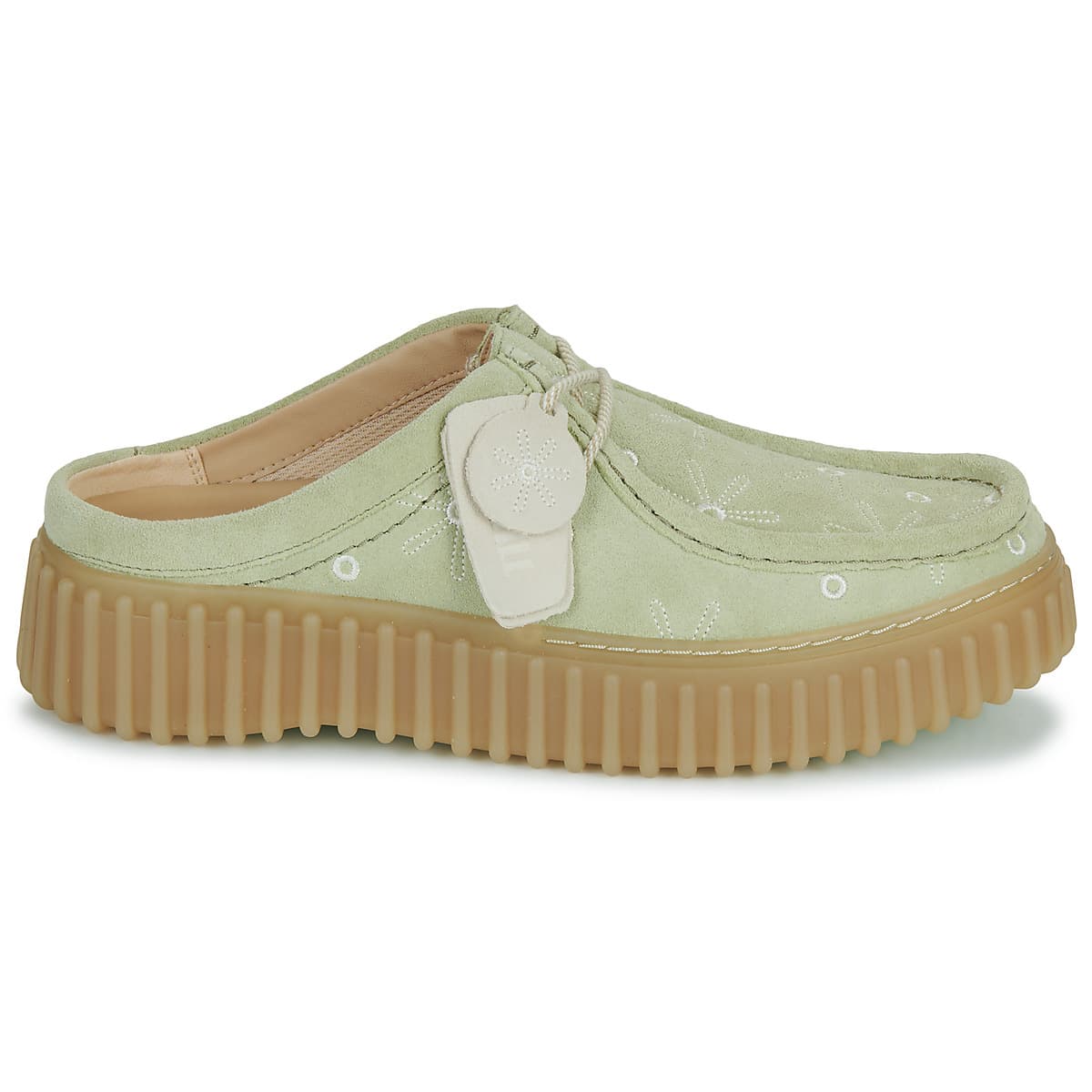 Women's Mules Clarks Green