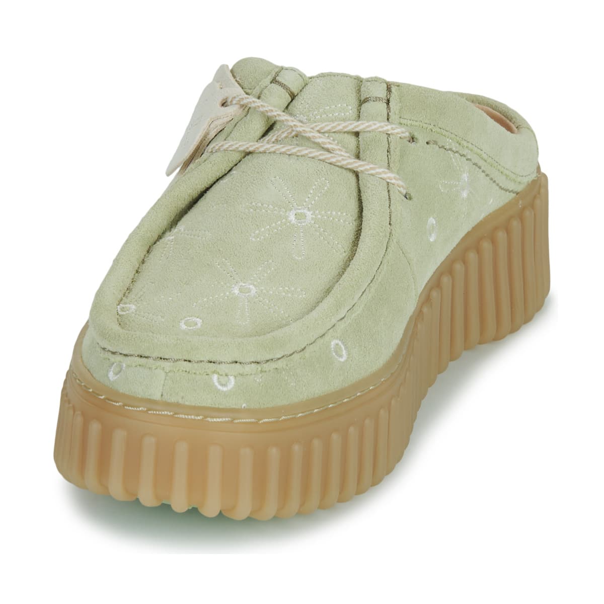 Women's Mules Clarks Green