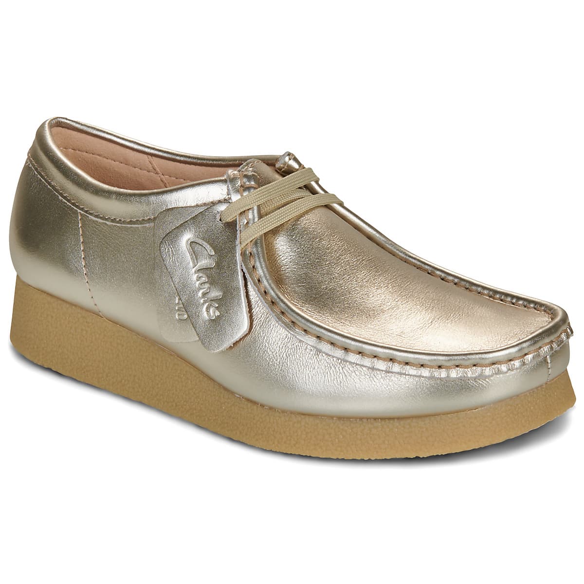 Women's Derby Shoes Clarks Gold