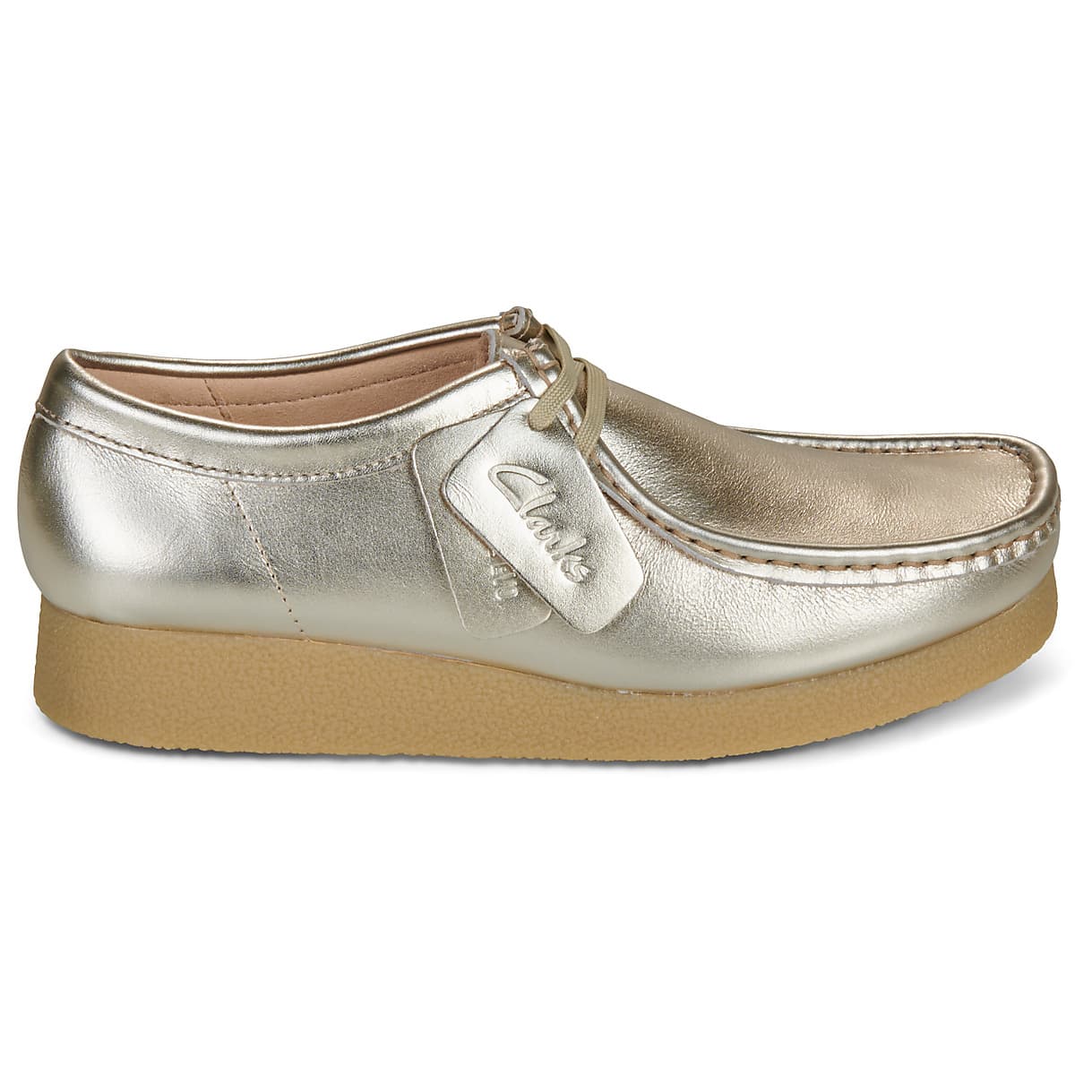 Women's Derby Shoes Clarks Gold