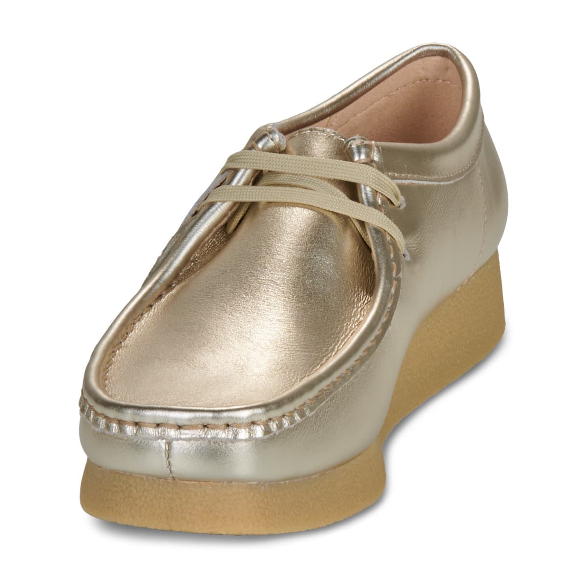 Women's Derby Shoes Clarks Gold