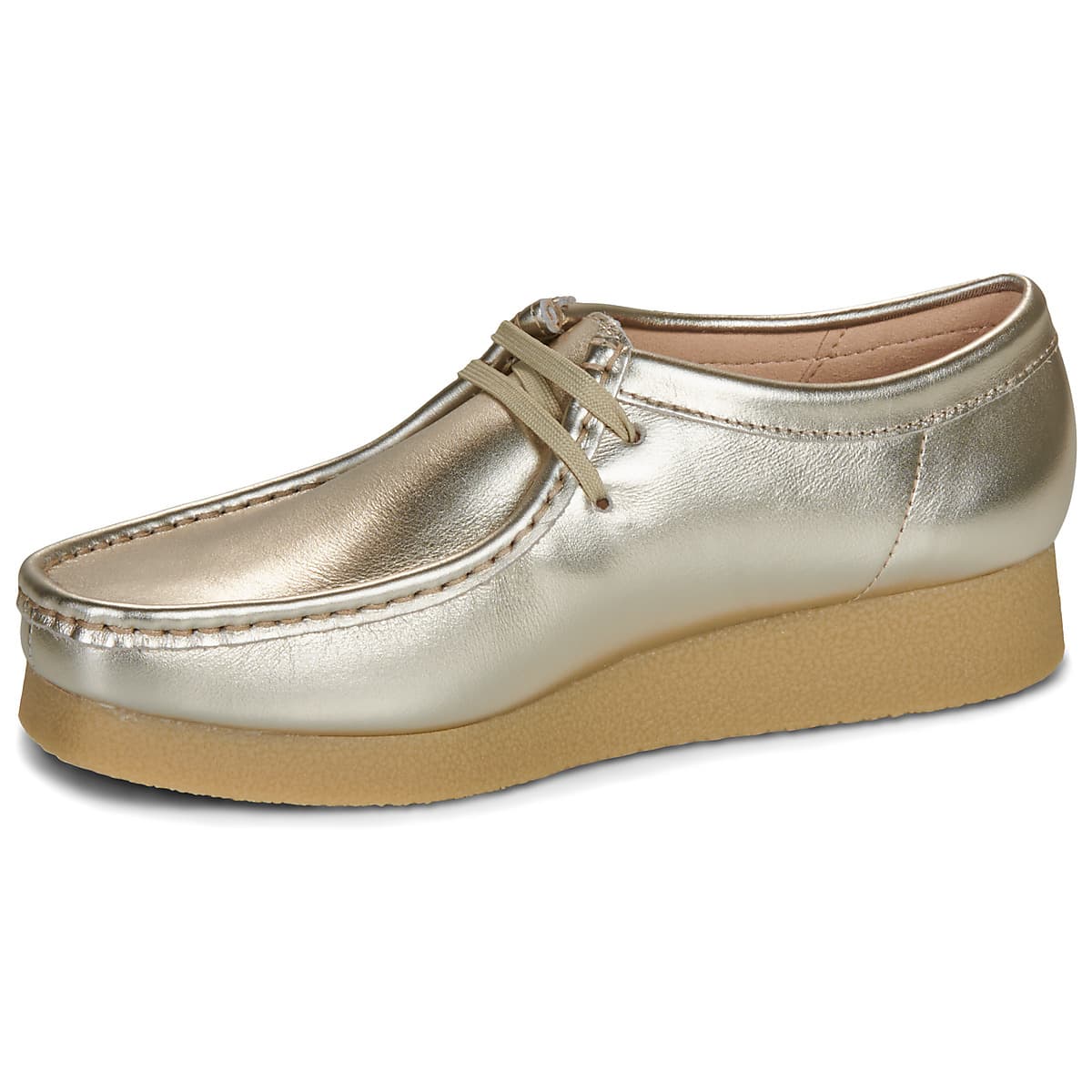 Women's Derby Shoes Clarks Gold