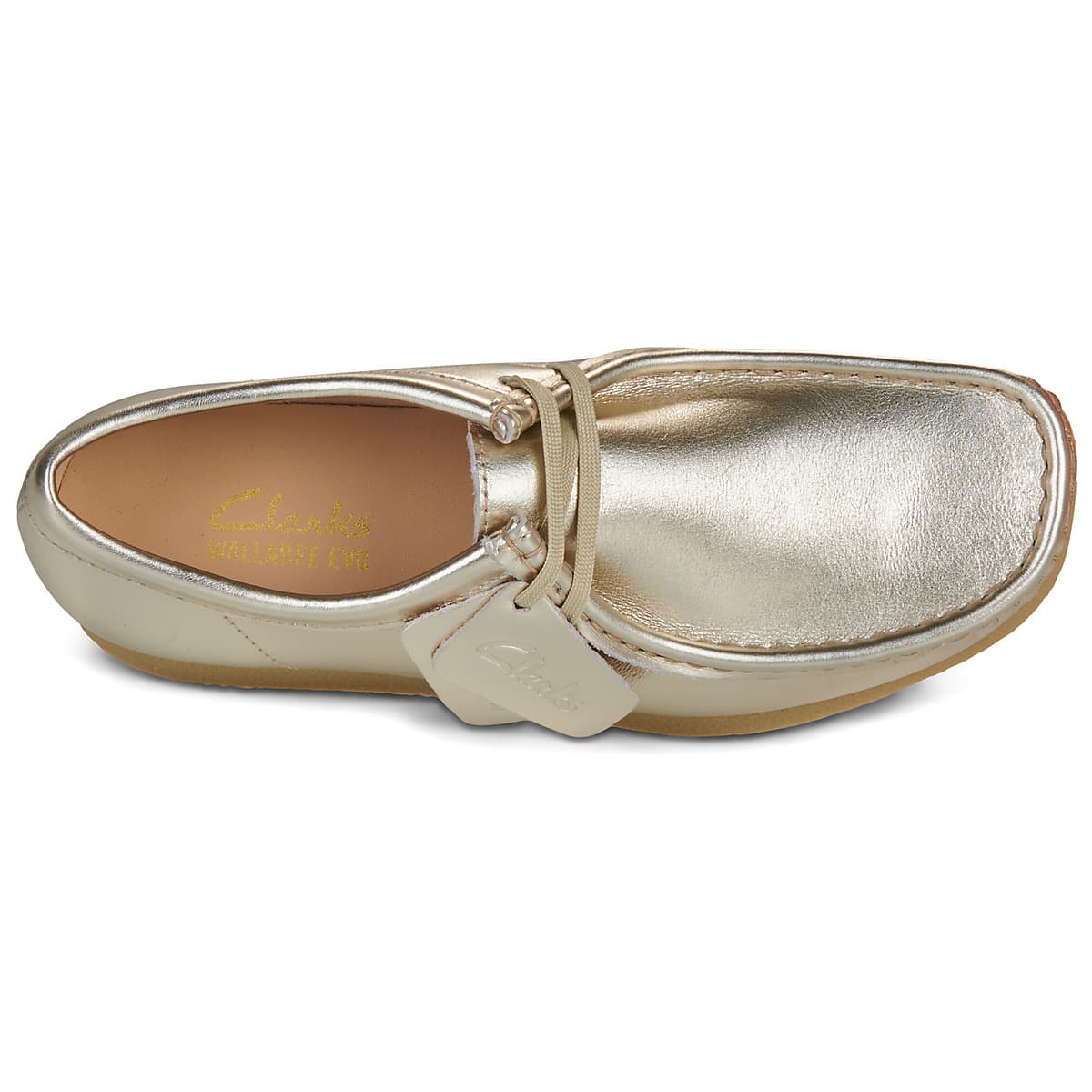 Women's Derby Shoes Clarks Gold