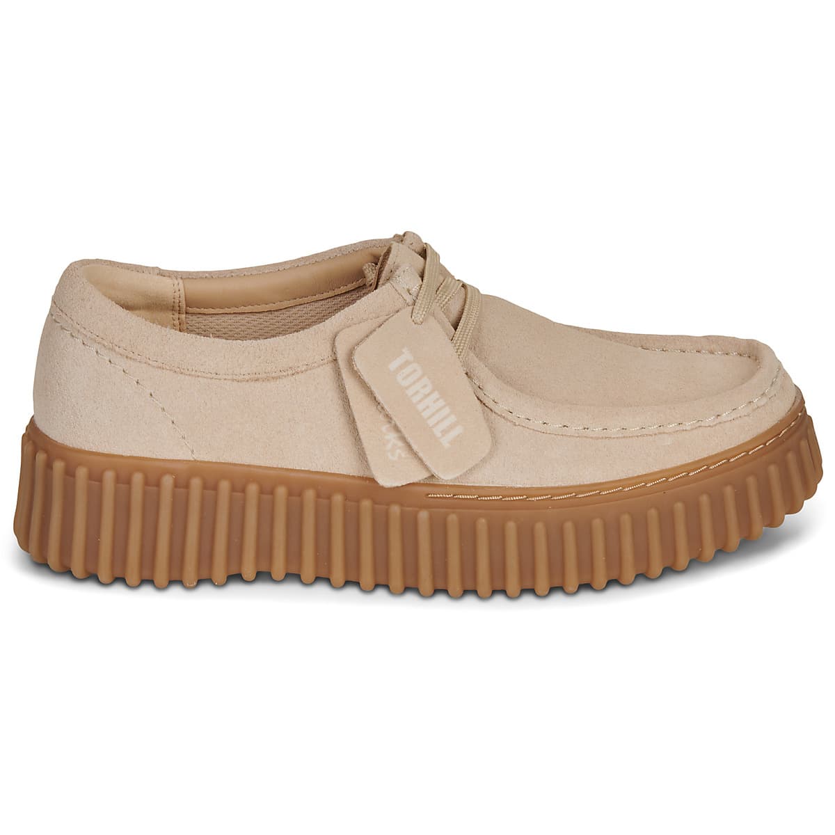 Women's Derby Shoes Clarks Beige