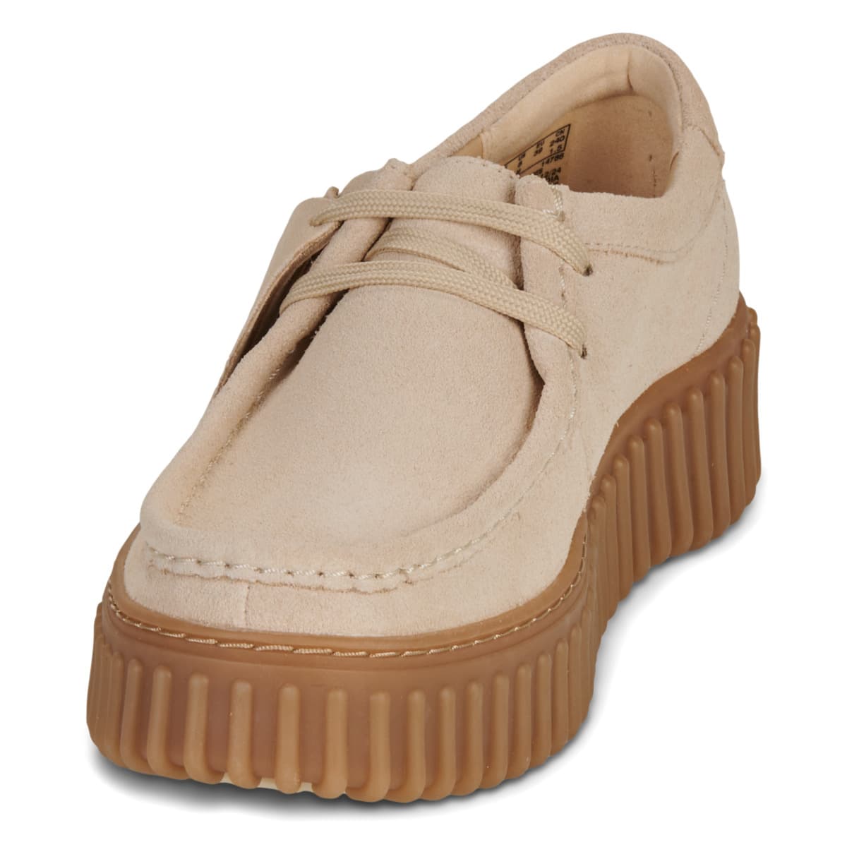 Women's Derby Shoes Clarks Beige