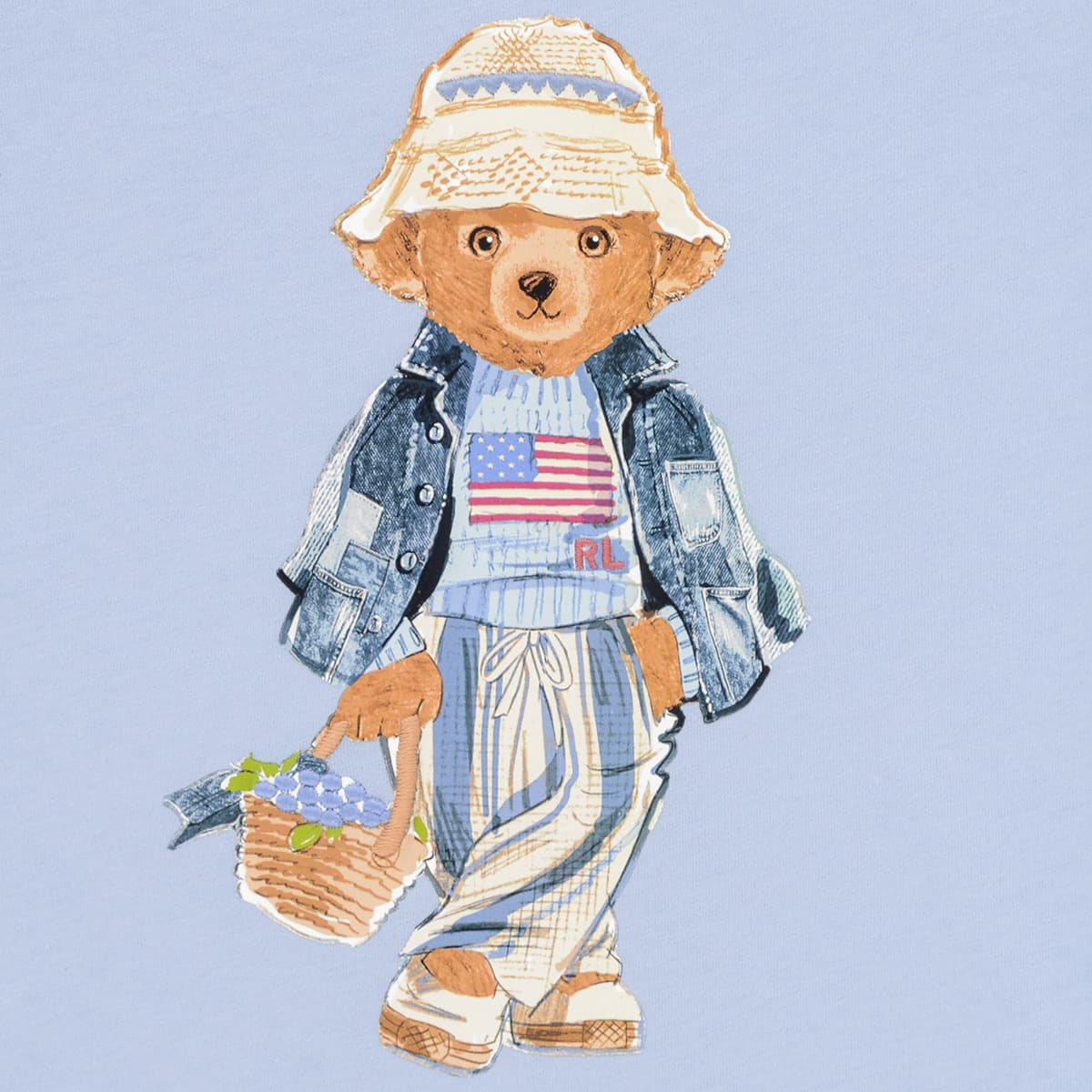 Girls' T-Shirts Polo Ralph Lauren Blue