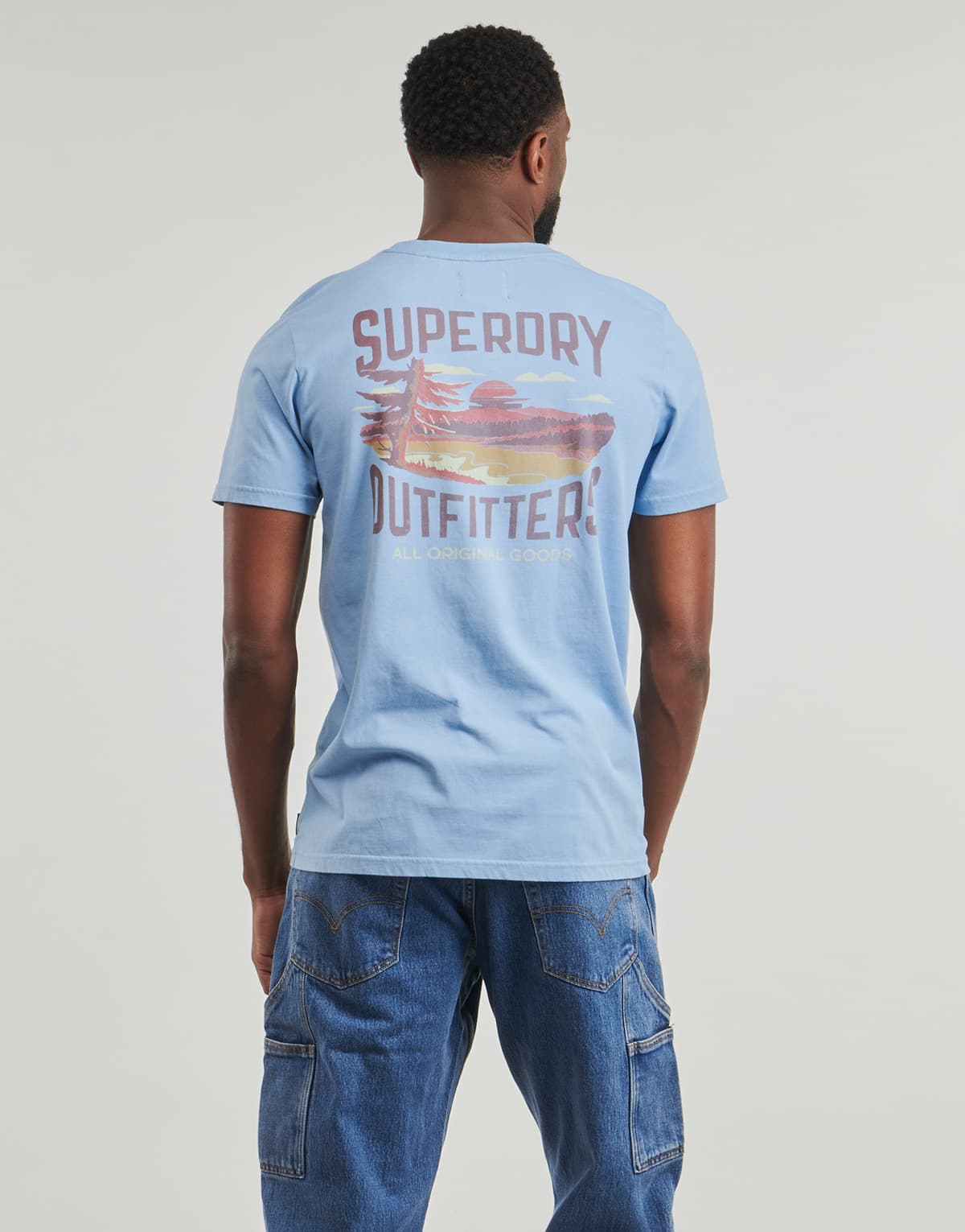 Men's T-Shirts Superdry Blue