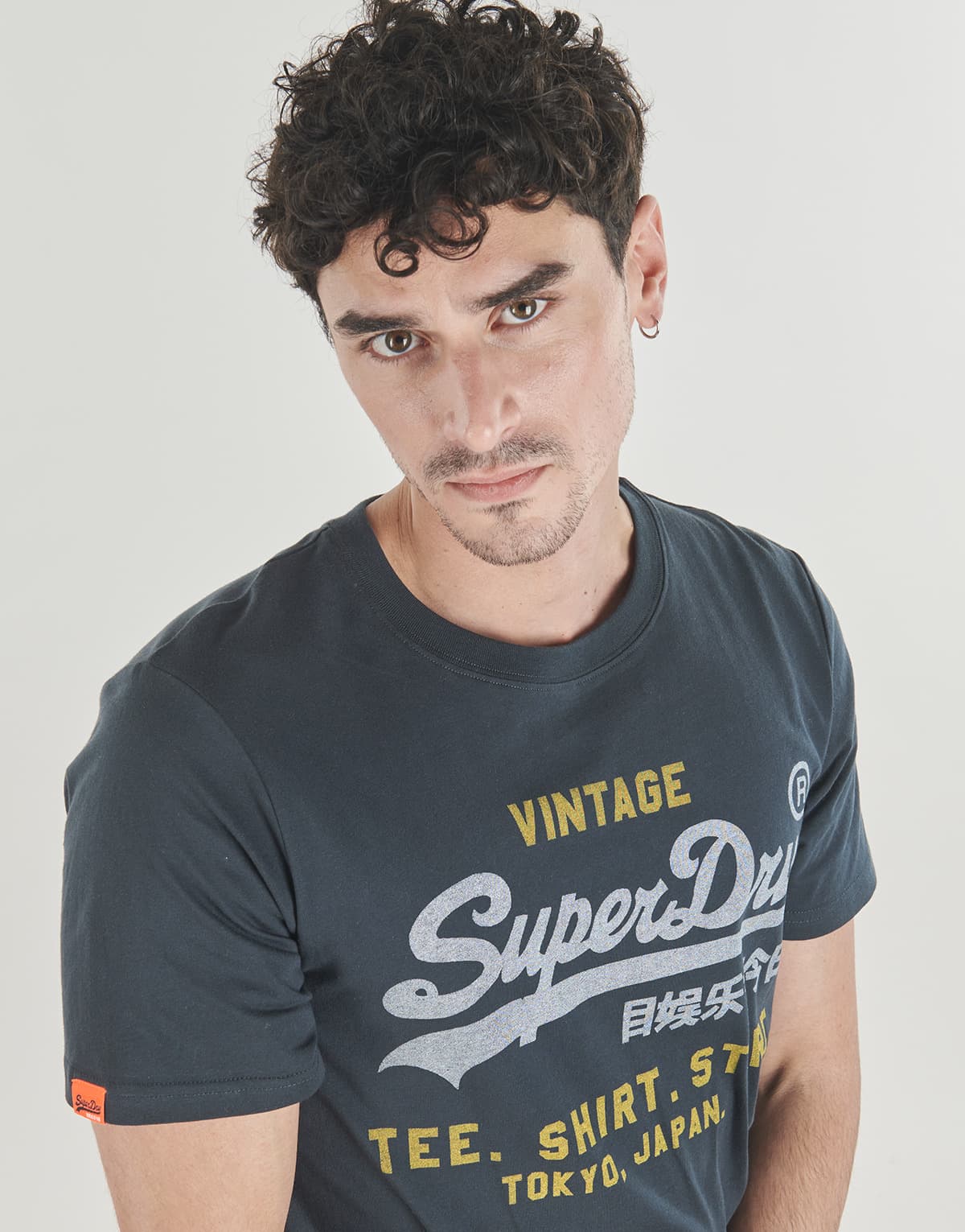 Men's T-Shirts Superdry Gray