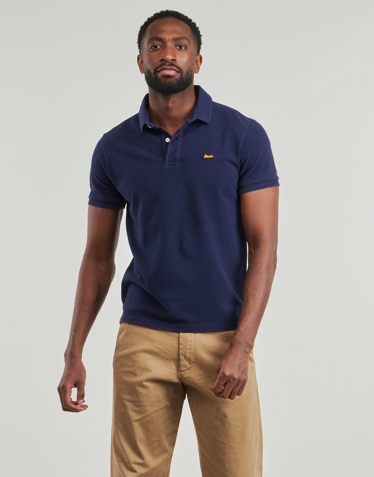 Men's Polo Shirts Superdry Blue