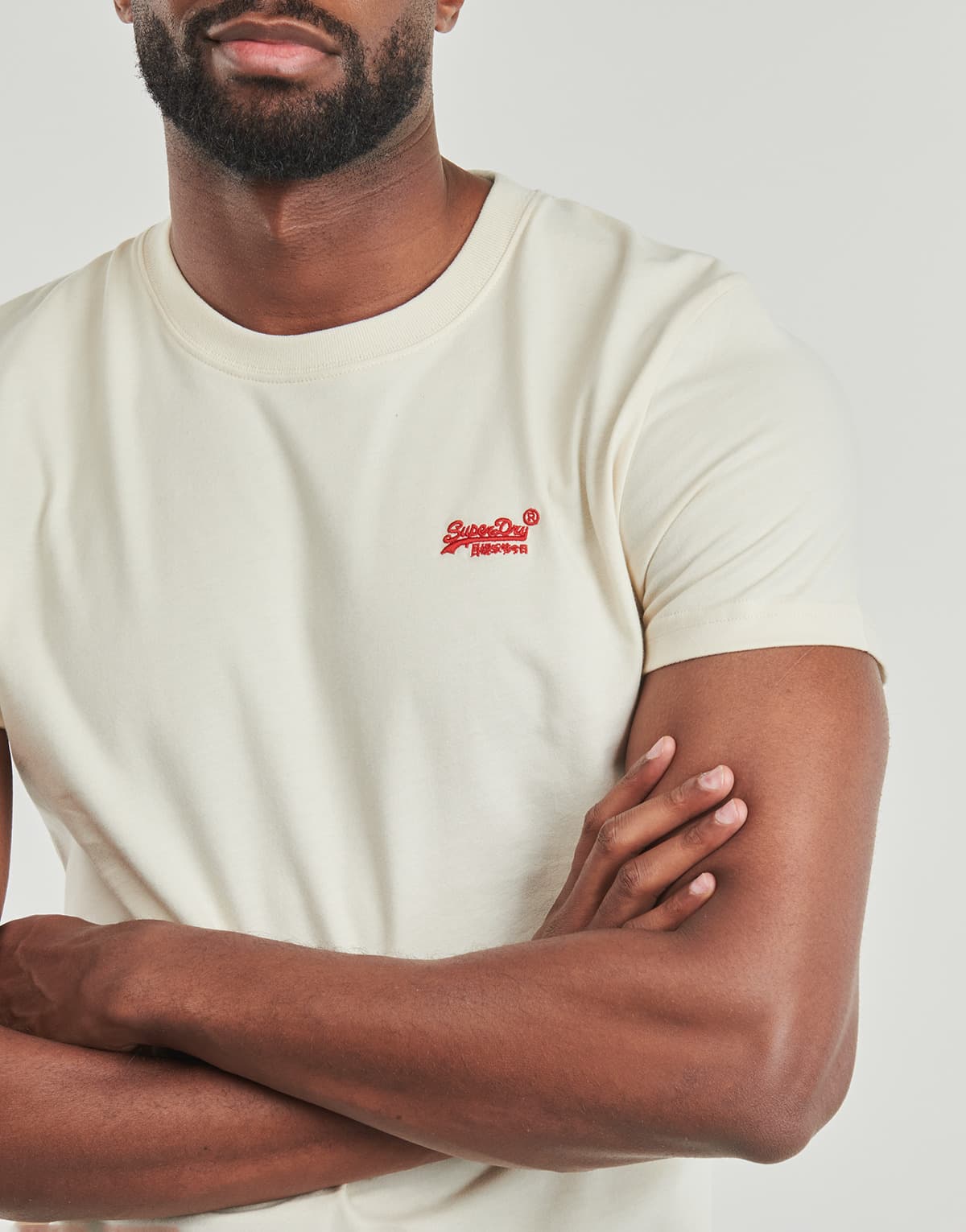 Men's T-Shirts Superdry Beige