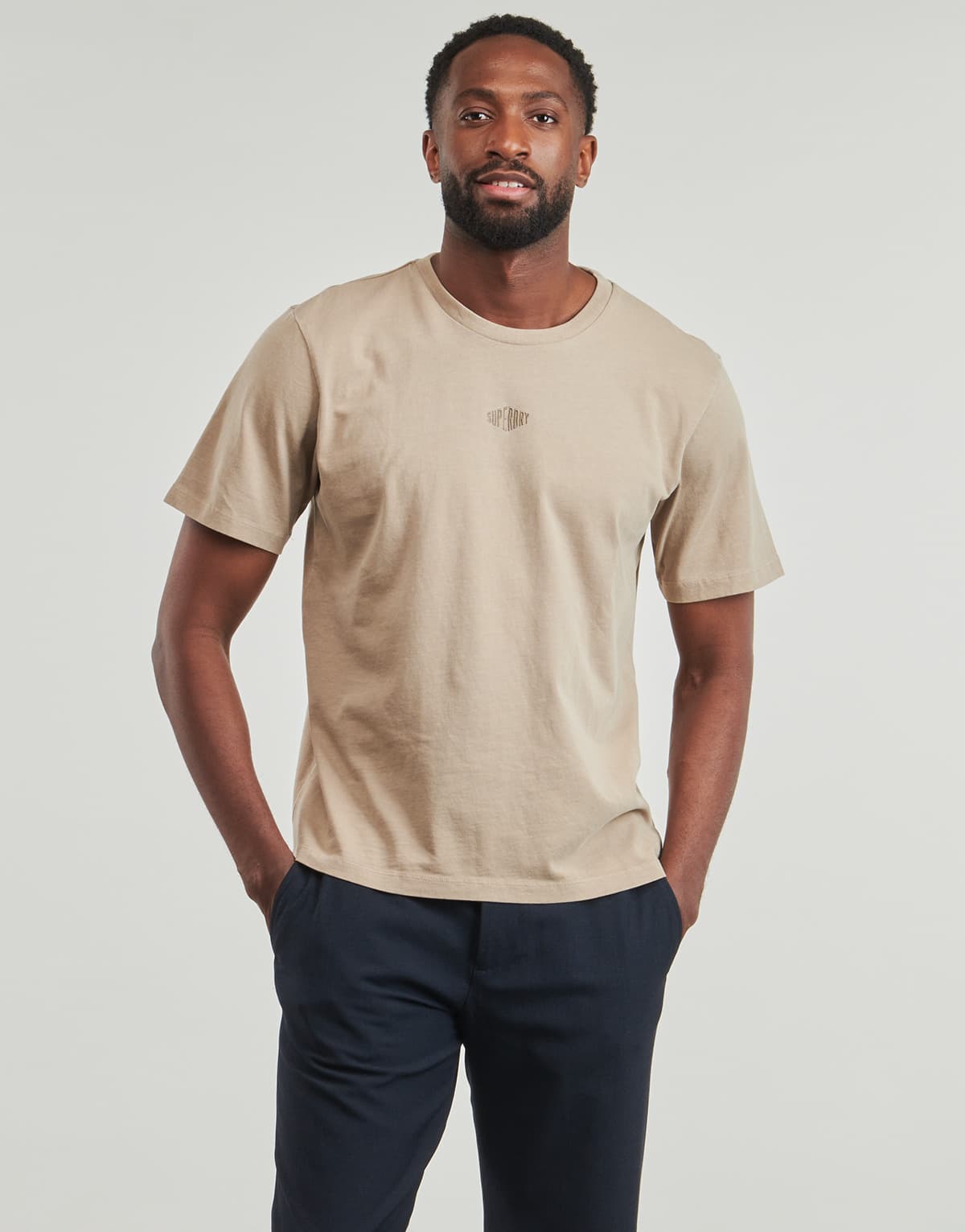 Men's T-Shirts Superdry Beige