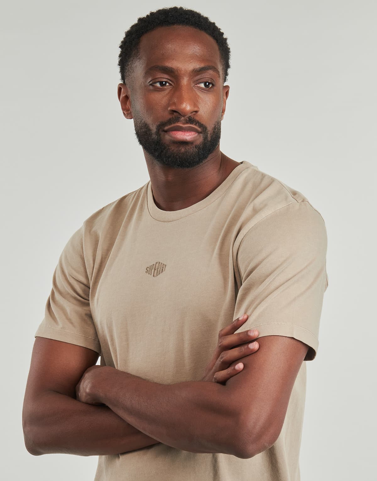 Men's T-Shirts Superdry Beige