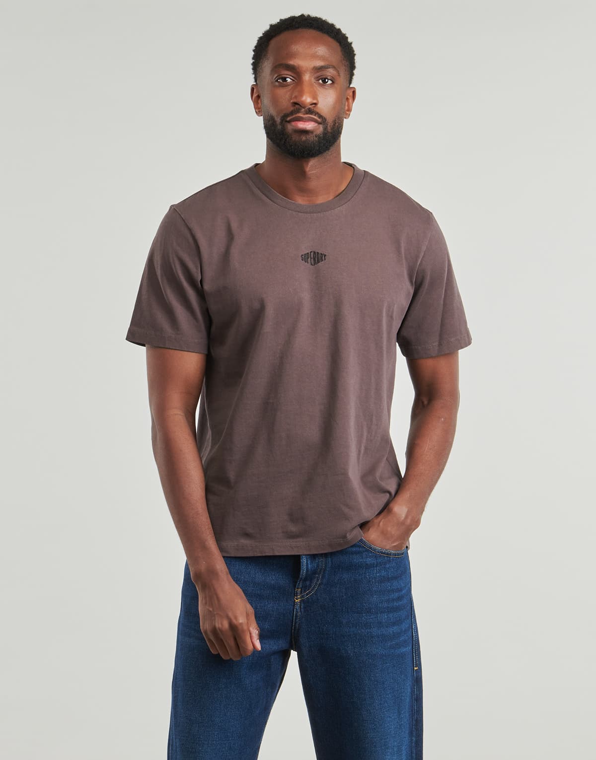 Men's T-Shirts Superdry Gray