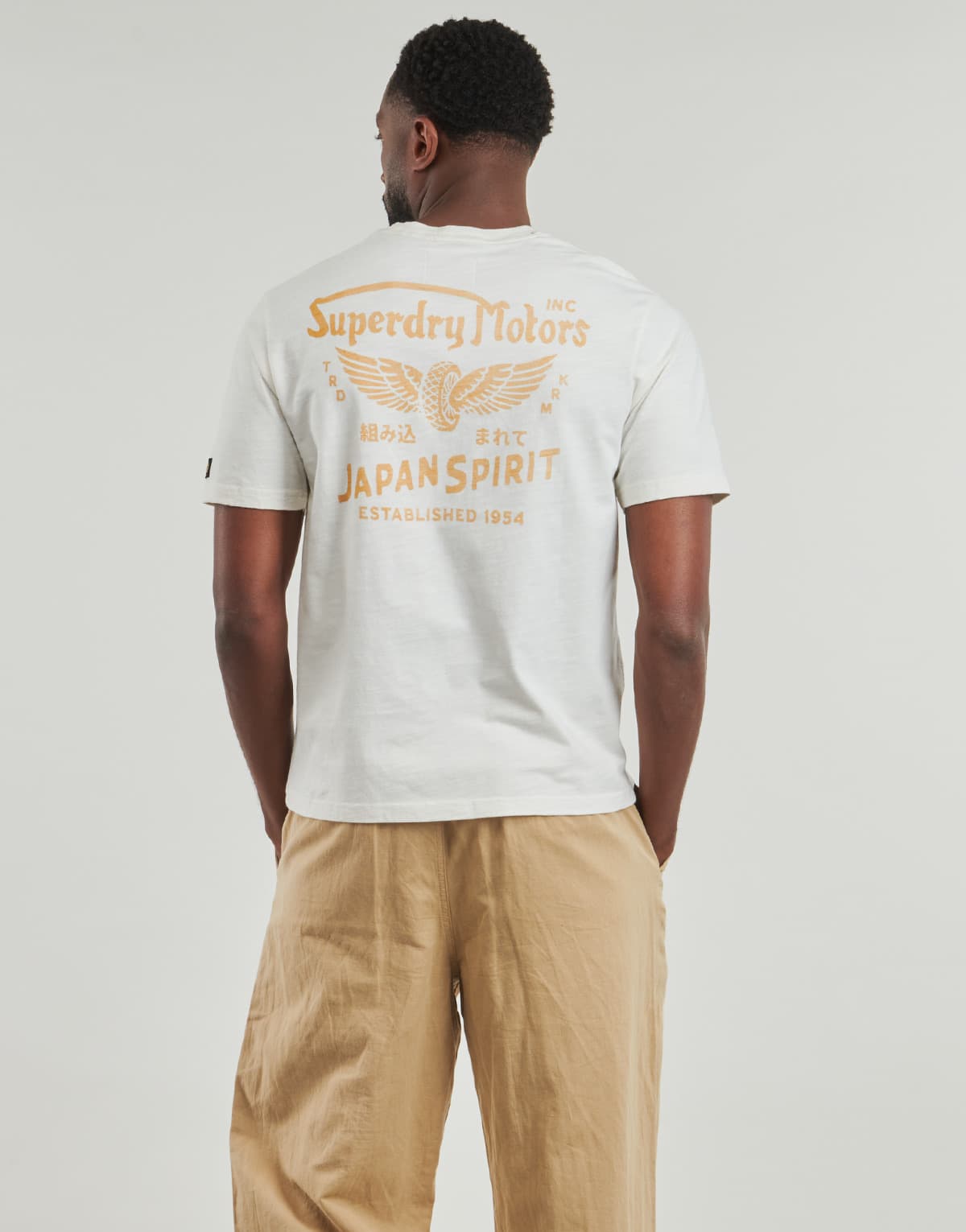 Men's T-Shirts Superdry White