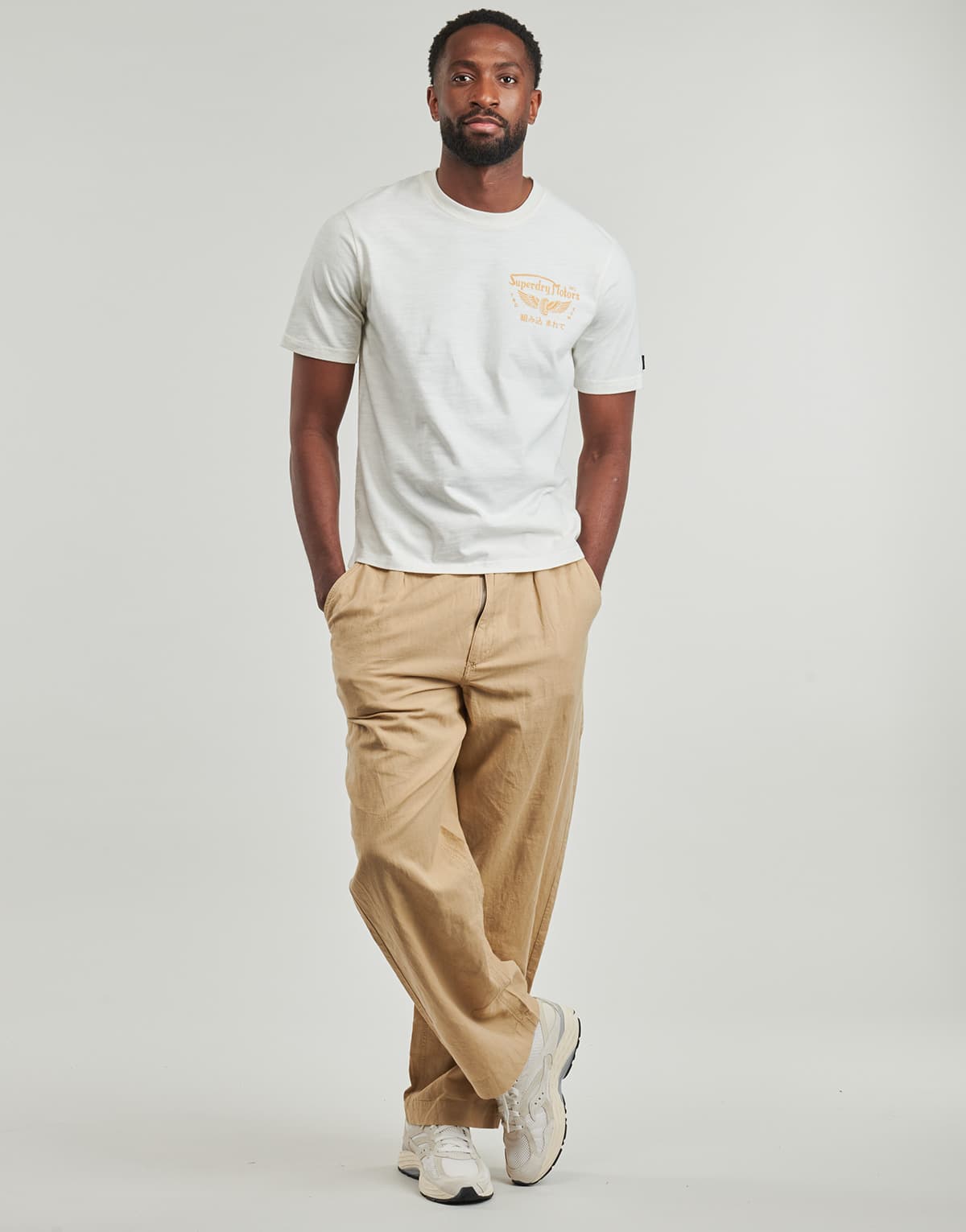 Men's T-Shirts Superdry White