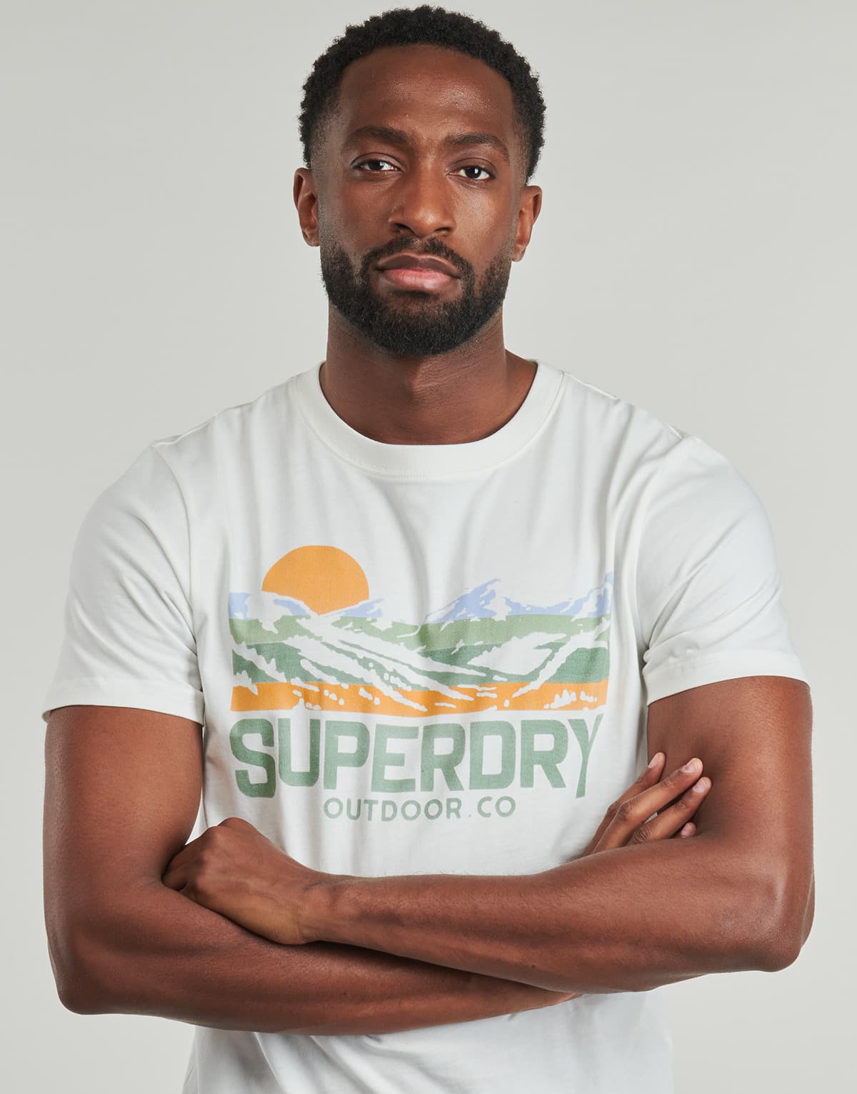 Men's T-Shirts Superdry White