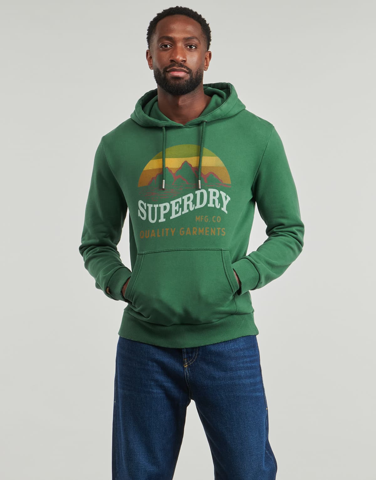 Men's Sweatshirts Superdry Green