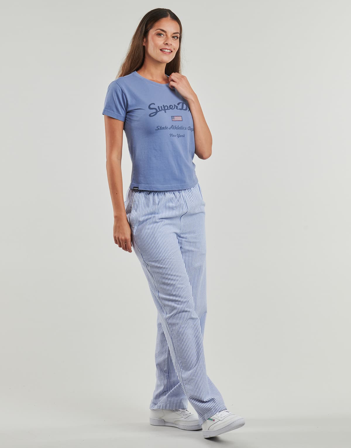 Women's T-Shirts Superdry Blue