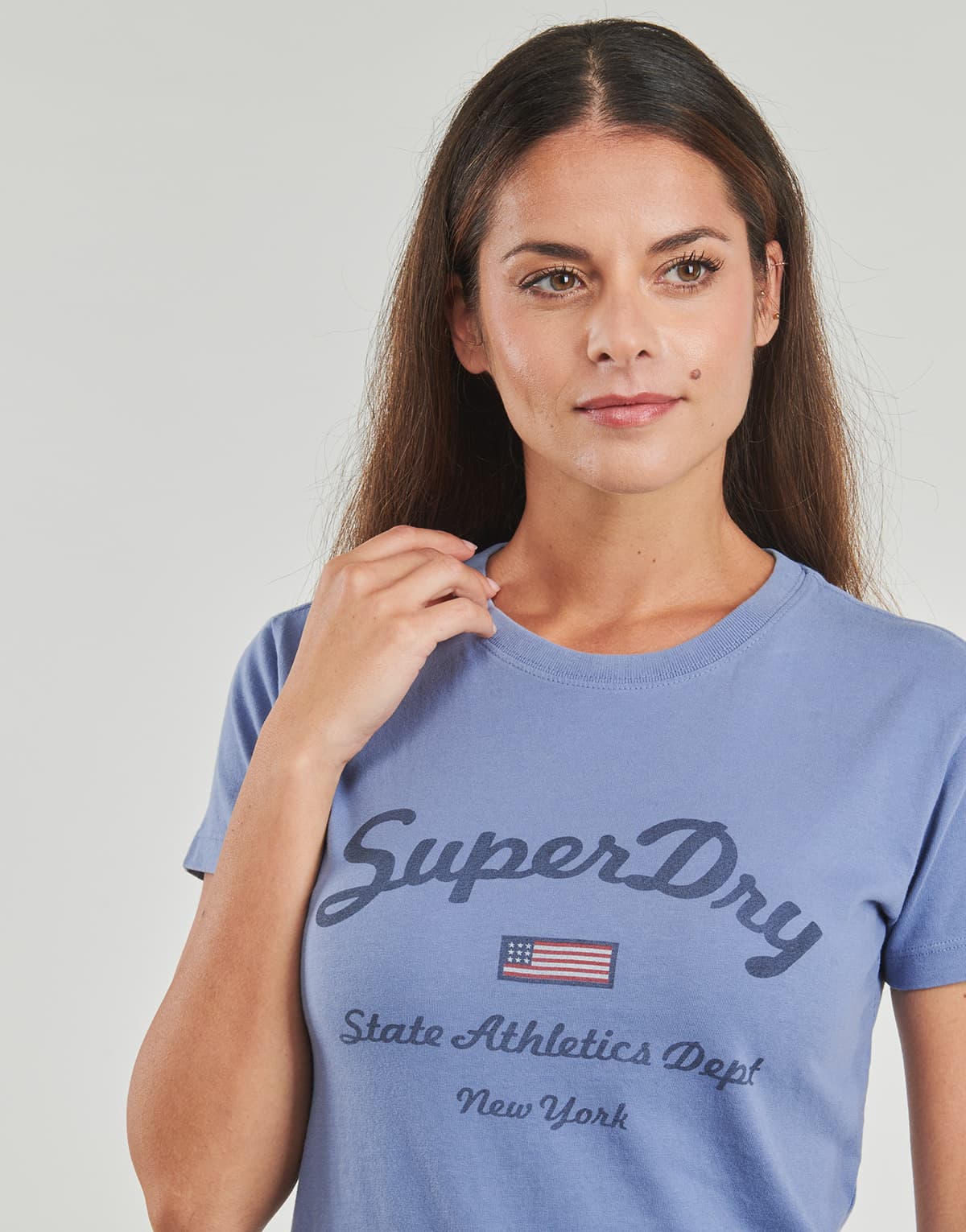 Women's T-Shirts Superdry Blue