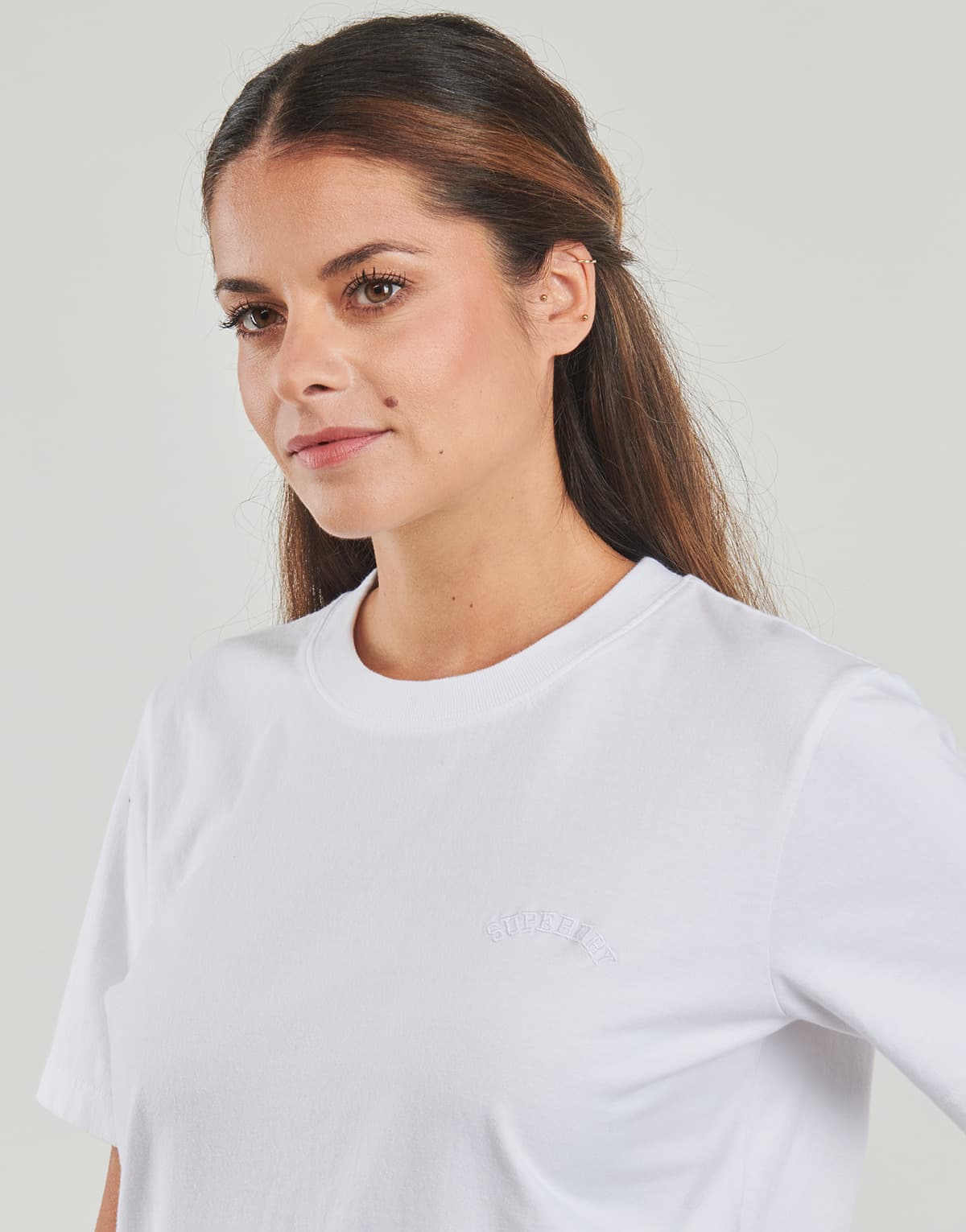 Women's T-Shirts Superdry White