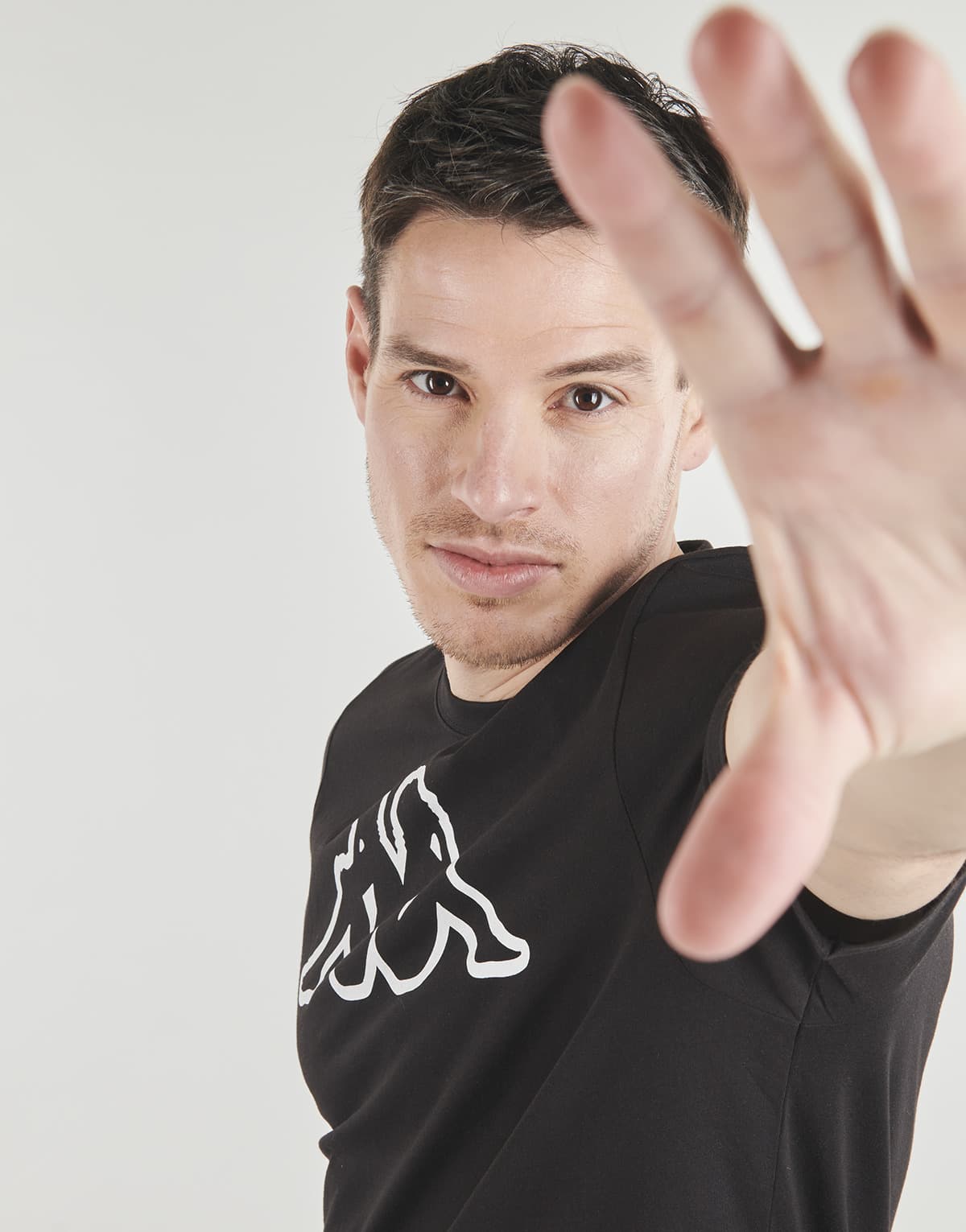 Men's Sports T-Shirts Kappa Black