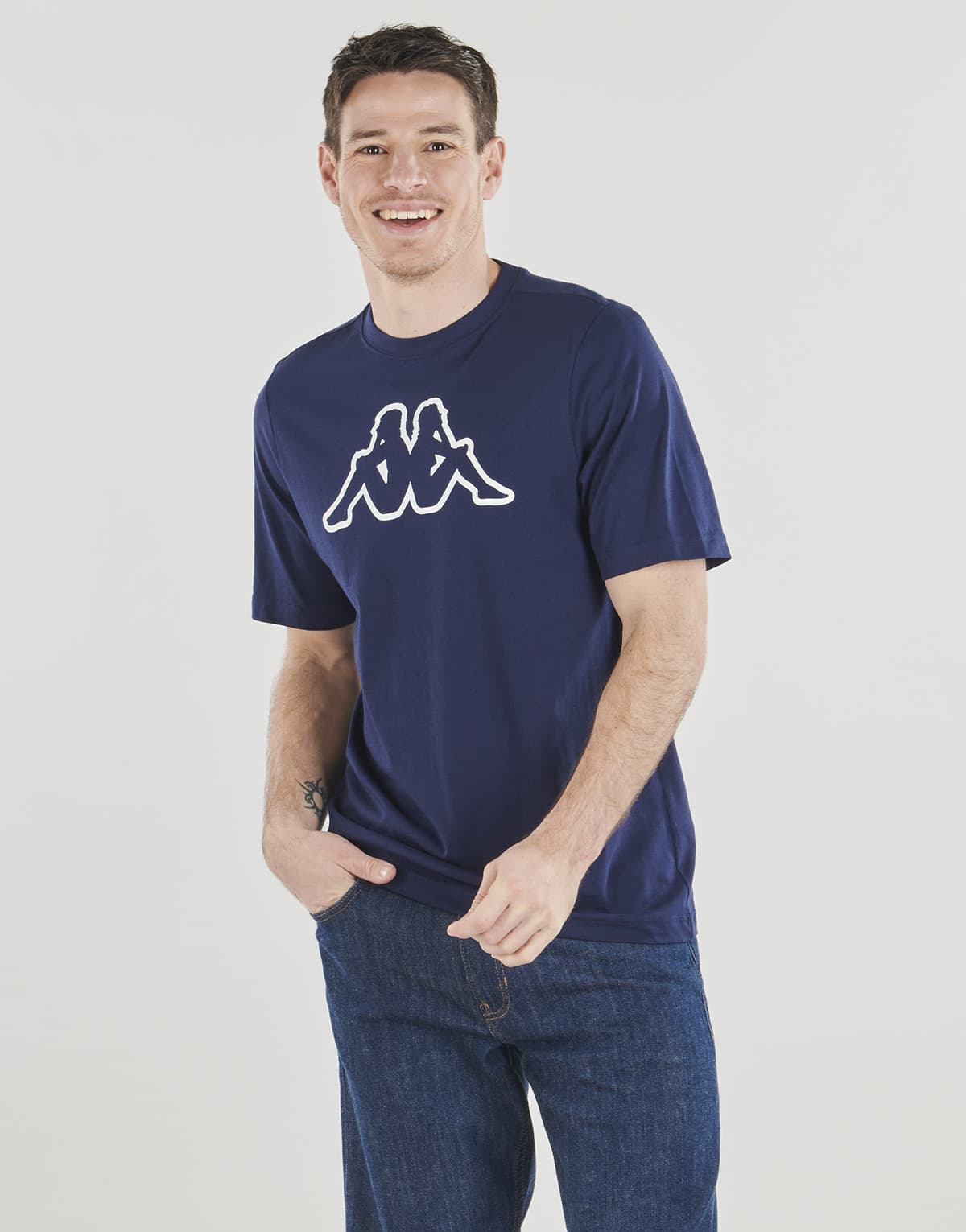 Men's Sports T-Shirts Kappa Blue