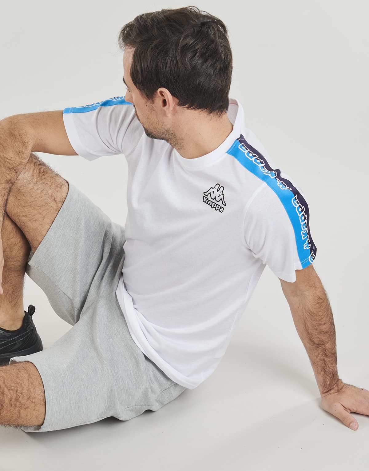 Men's Sports T-Shirts Kappa White