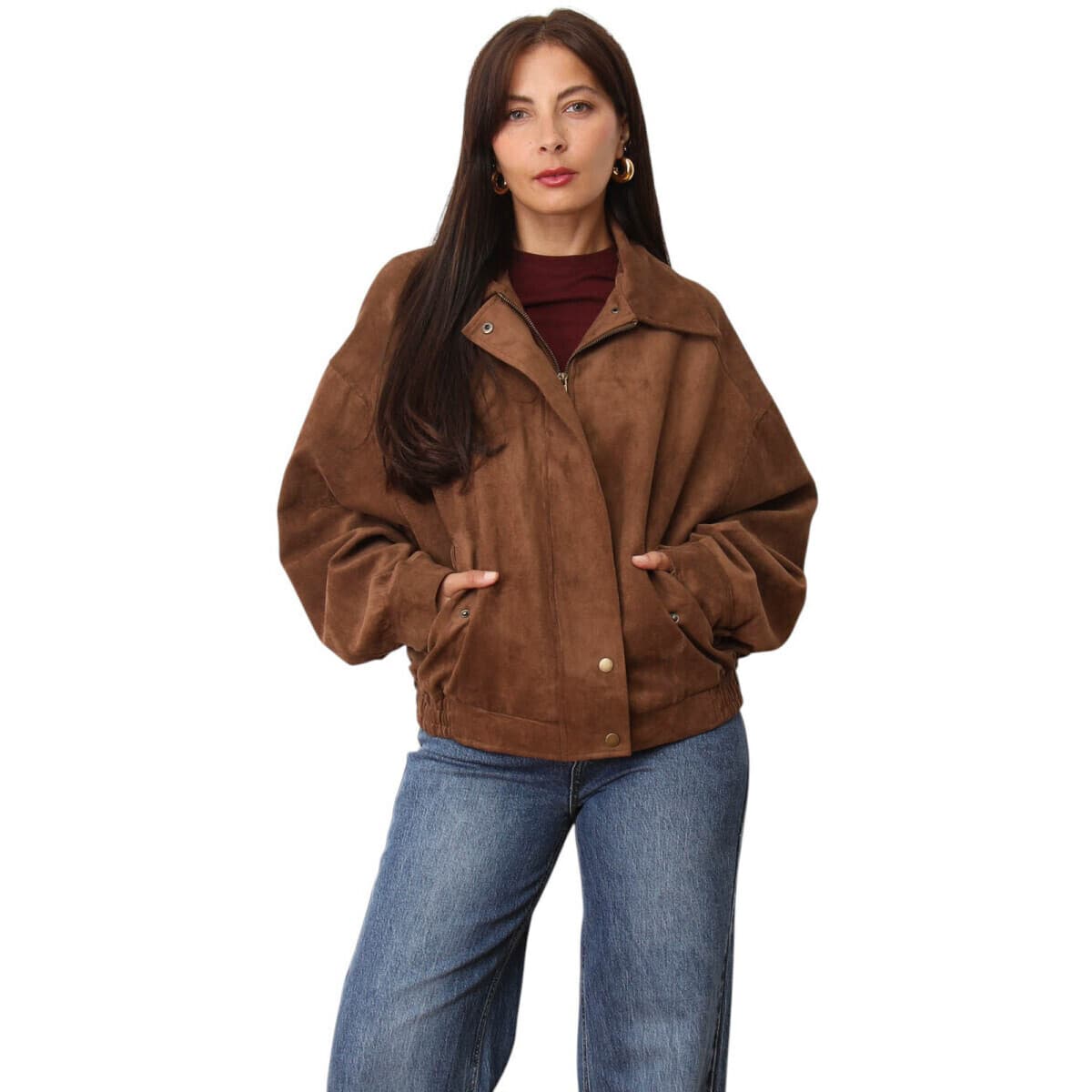 Women's Jackets La Modeuse Brown