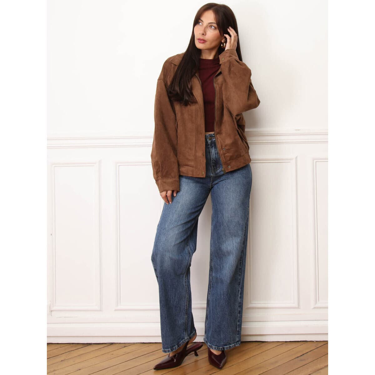 Women's Jackets La Modeuse Brown