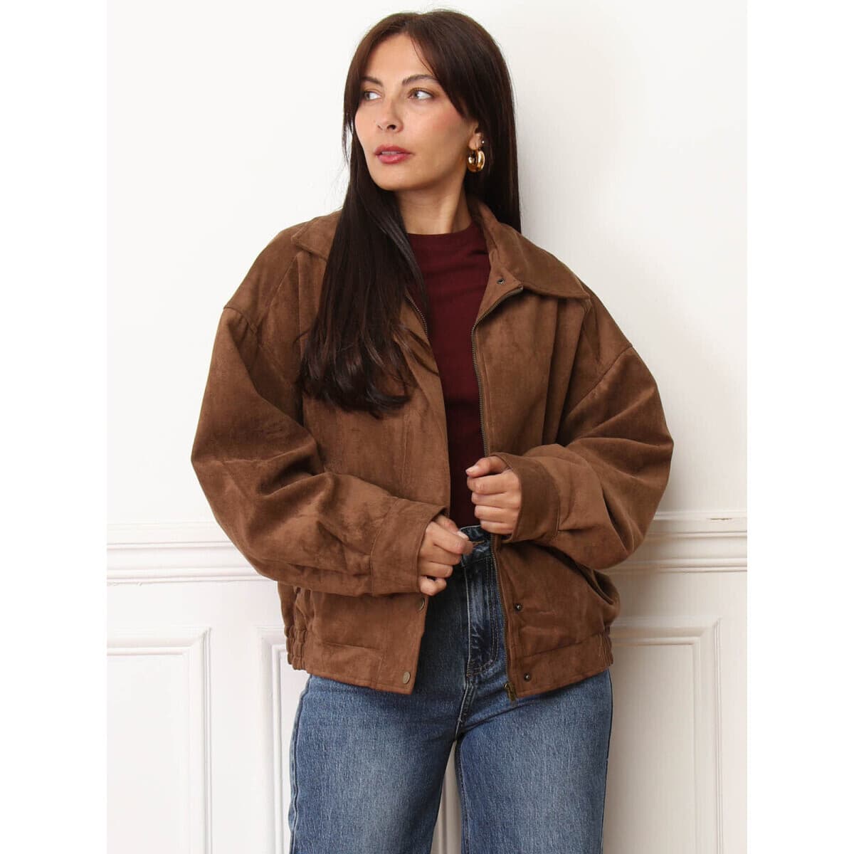Women's Jackets La Modeuse Brown