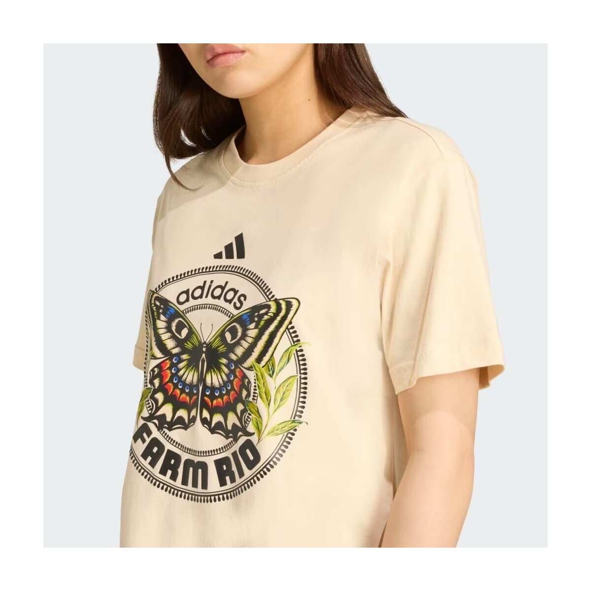 Women's T-Shirts adidas Beige