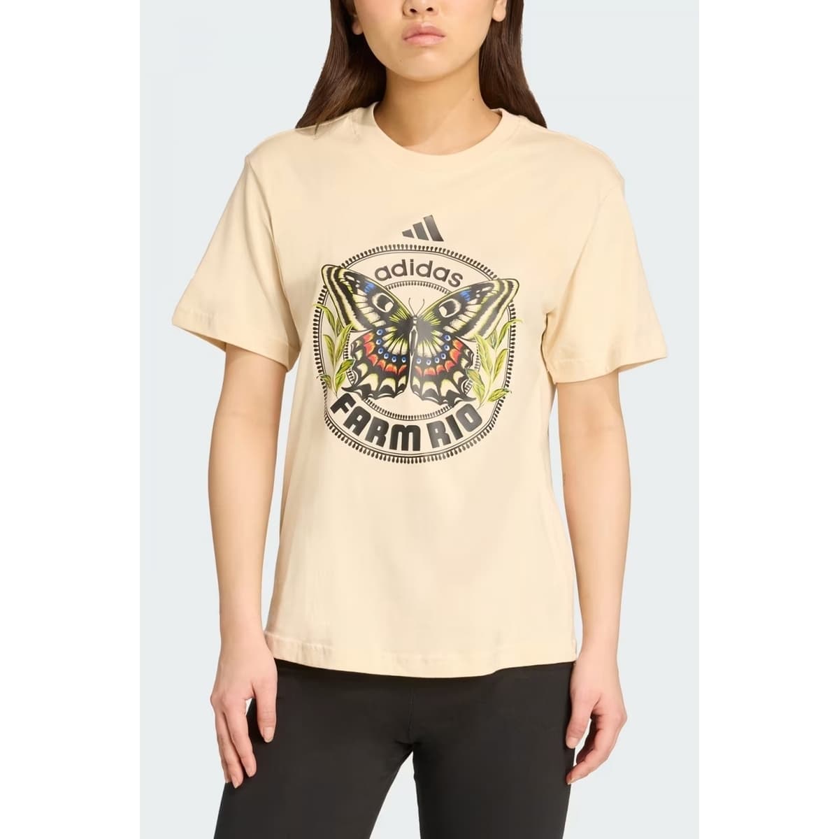 Women's T-Shirts adidas Beige