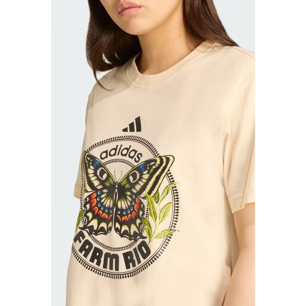 Women's T-Shirts adidas Beige