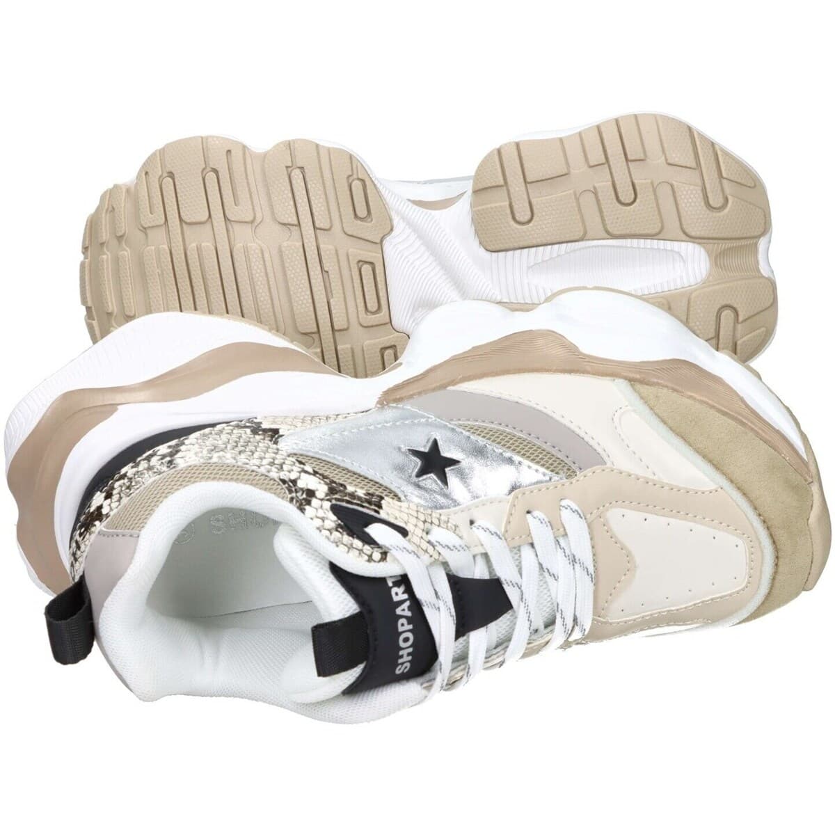 Women's Sneakers Shop Art Beige