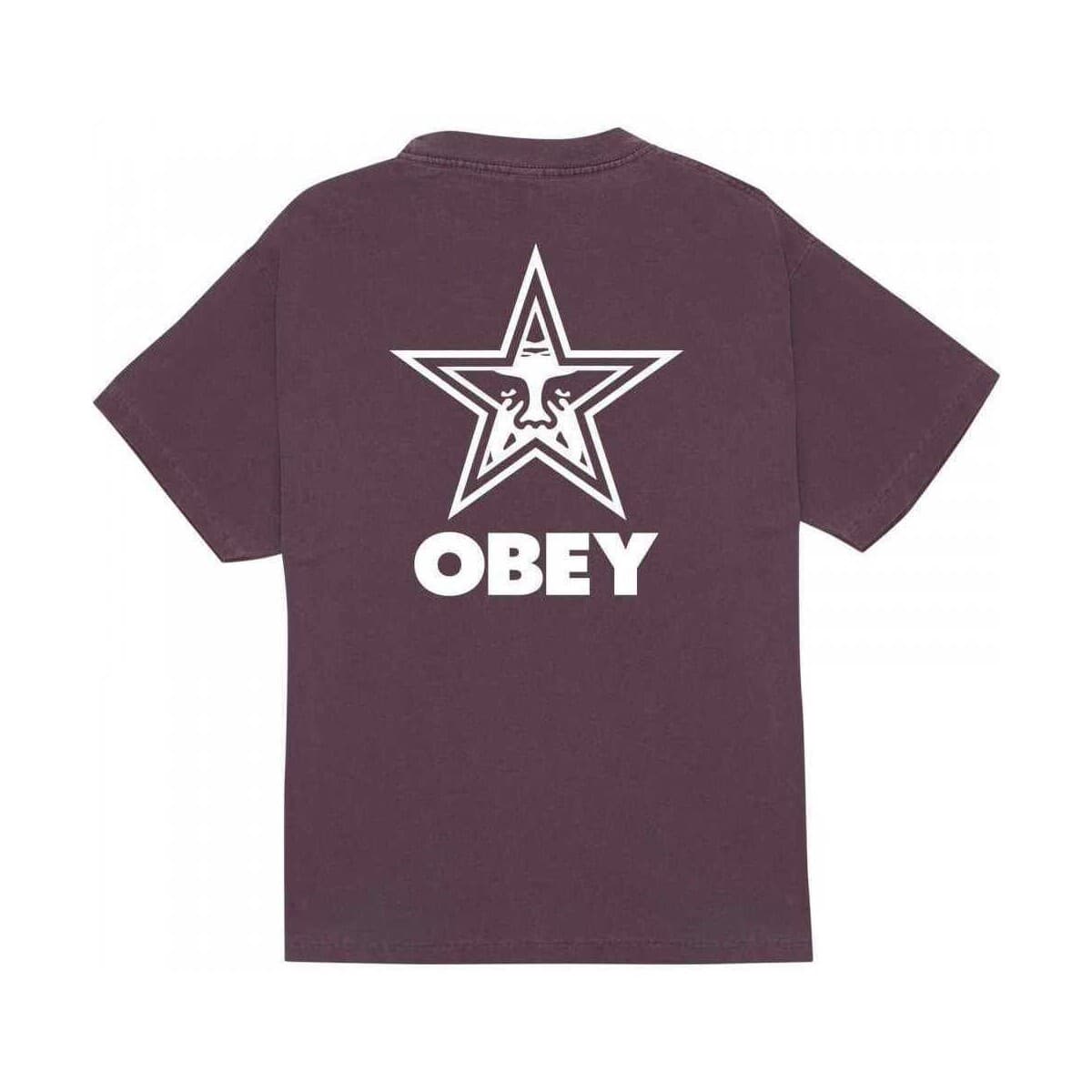 Men's T-Shirts Obey Purple