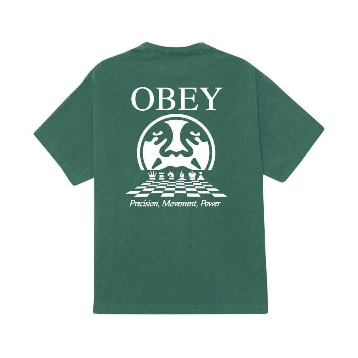 Men's T-Shirts Obey Green