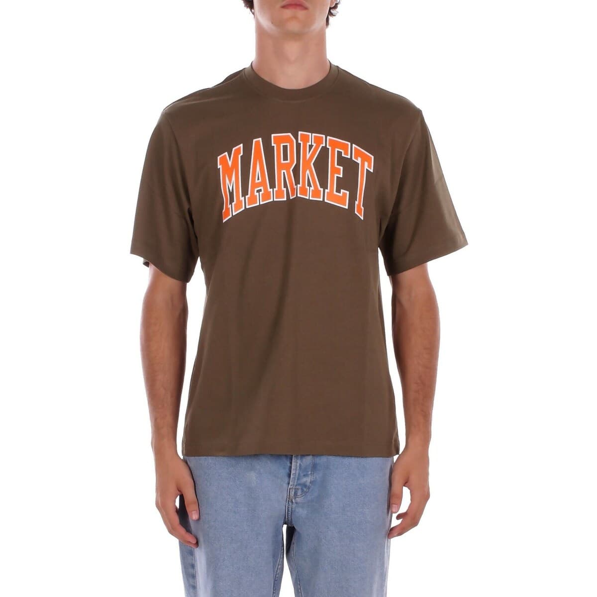 T-shirt με κοντά μανίκια Chinatown Market F5MKMATH008