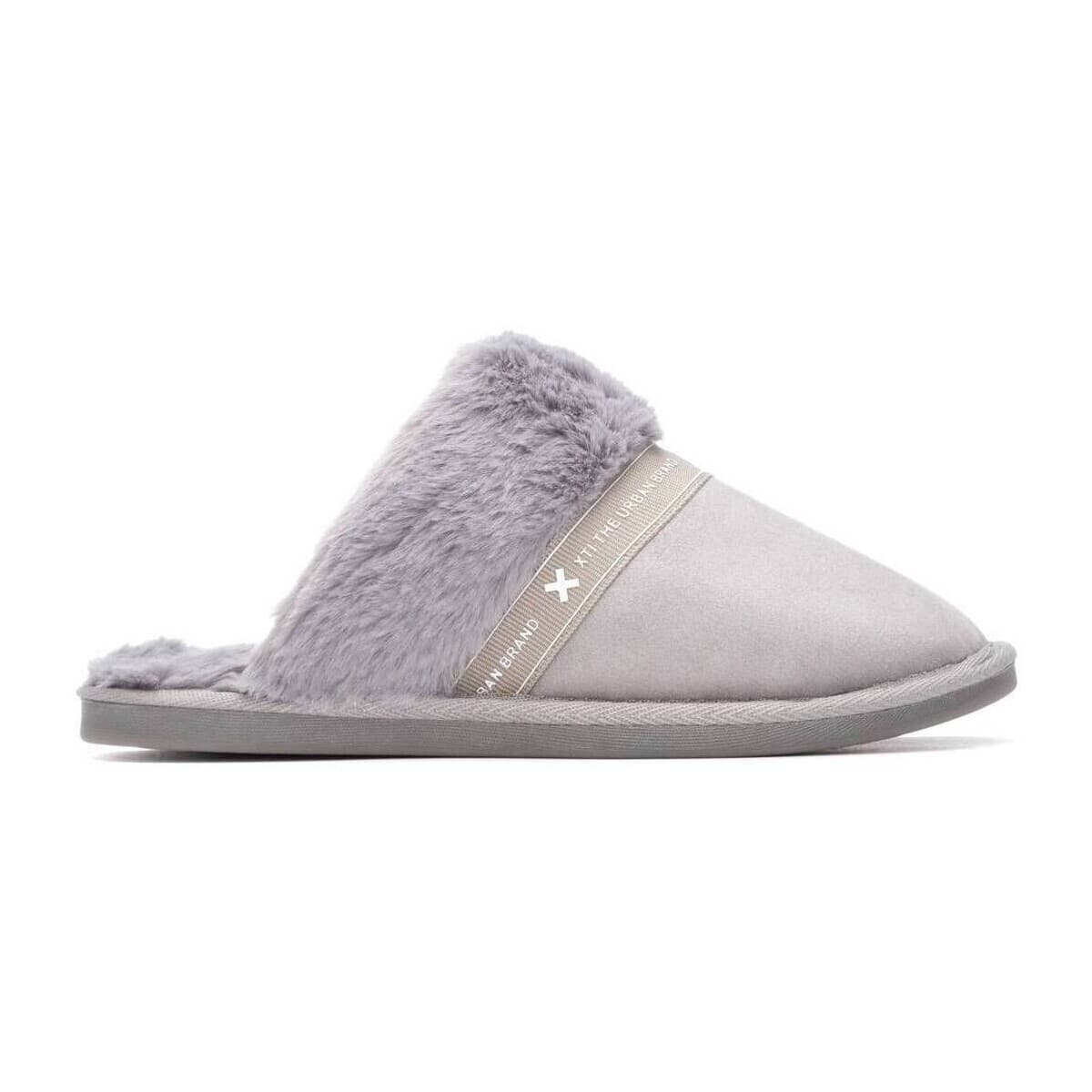 Women's House Slippers Xti Gray