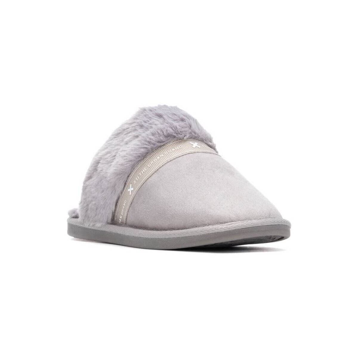 Women's House Slippers Xti Gray