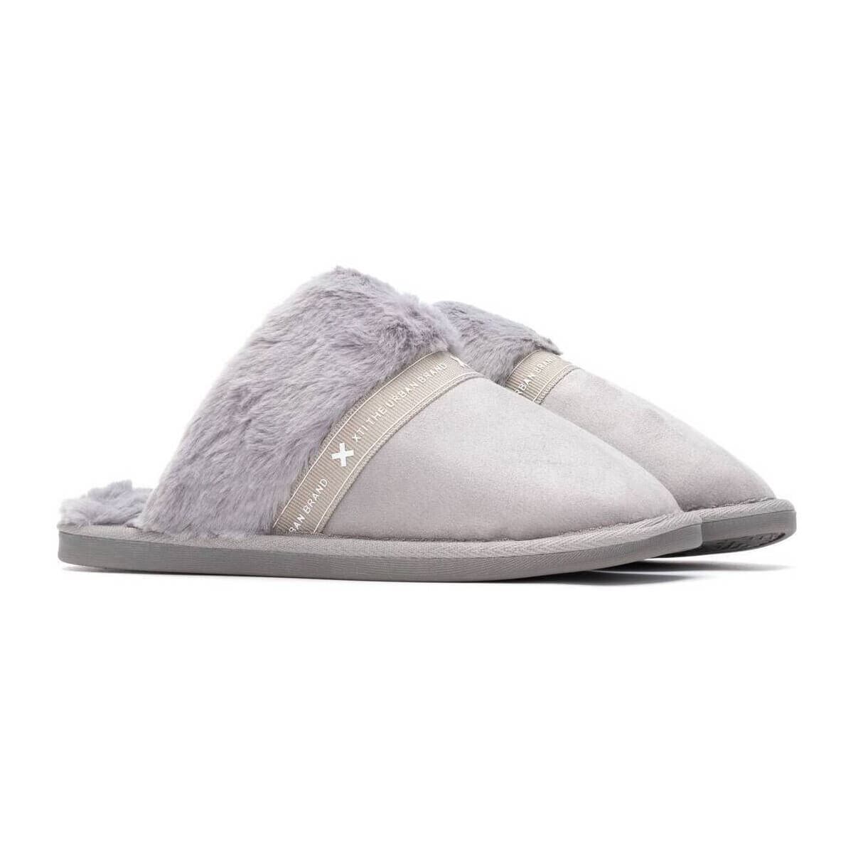 Women's House Slippers Xti Gray
