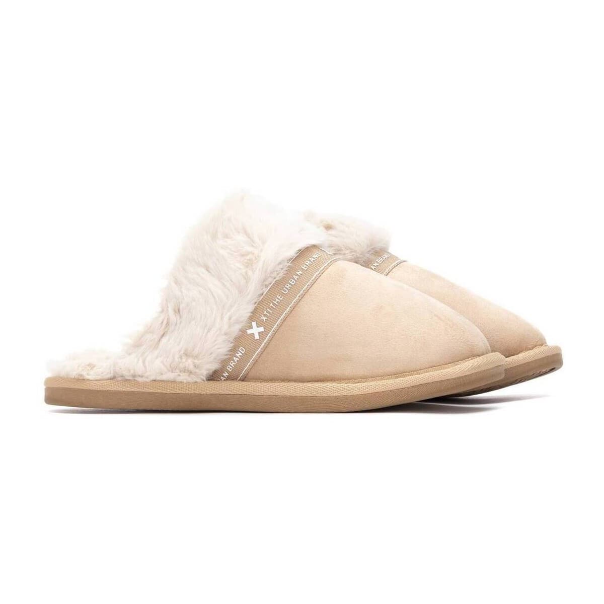 Women's House Slippers Xti Brown