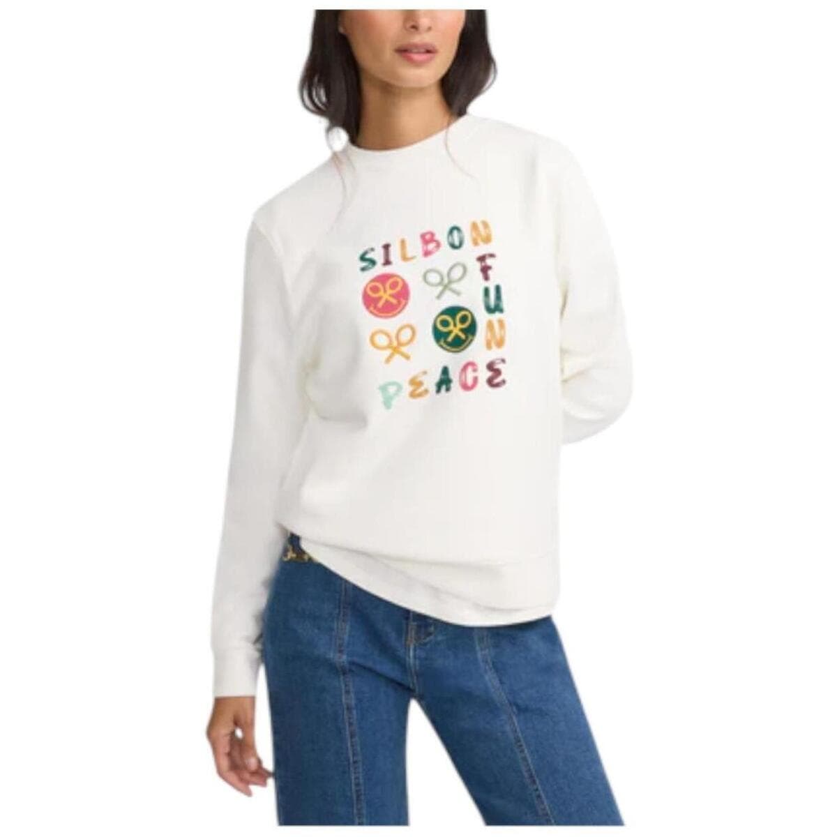 Women's Sports T-Shirts Silbon White