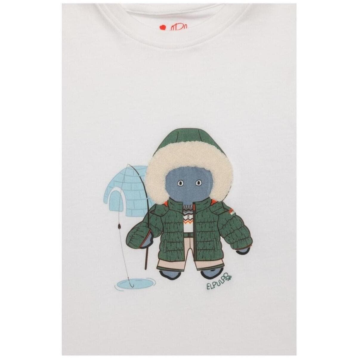 Boys' T-Shirts Elpulpo White